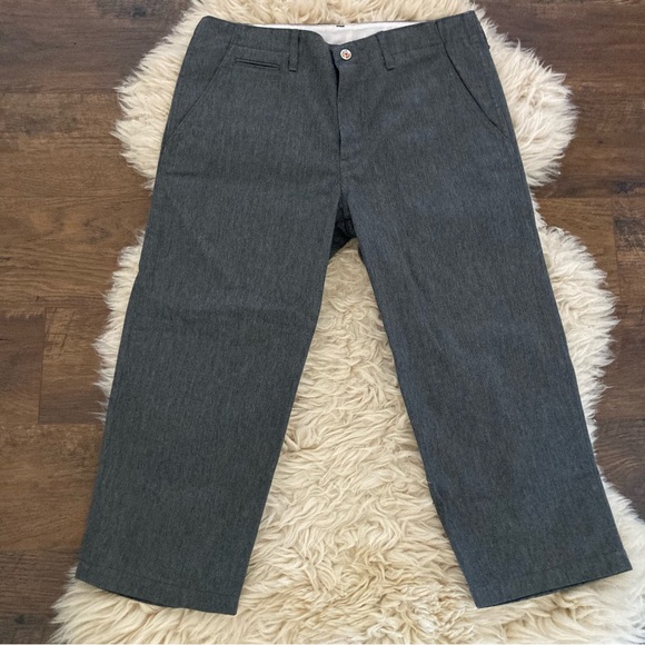 Human Made X Cactus Plant Flea Market Gray Cropped Work Pant Shorts Sz S 30